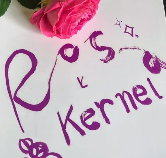 詩誌『ローザとカーネル』の表紙